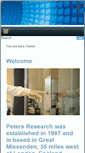Mobile Screenshot of peters-research.com